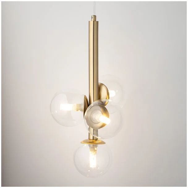 SIGMA 40856 PERLA LUX 4 lamap wisząca transparentny