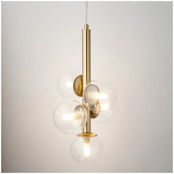 SIGMA 40857 PERLA LUX 5 lamap wisząca transparentny