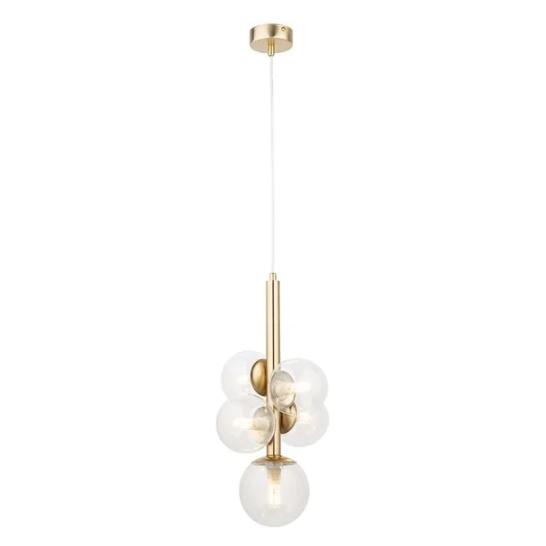 SIGMA 40857 PERLA LUX 5 lamap wisząca transparentny