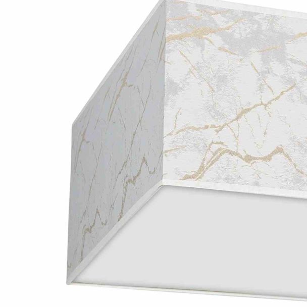 MILAGRO MLP7304 LAMPA SUFITOWA SENSO WHITE/GOLD KWADRAT 500MM 3XE27