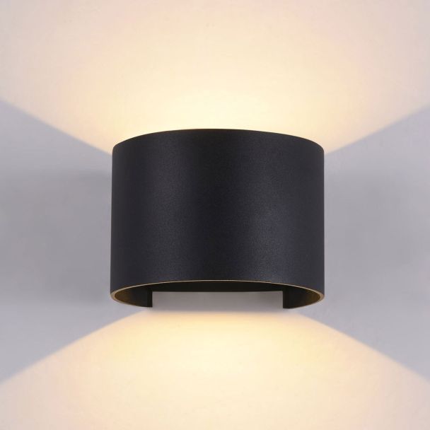 MAYTONI O573WL-L6B Outdoor Fulton Wall Lamp Black