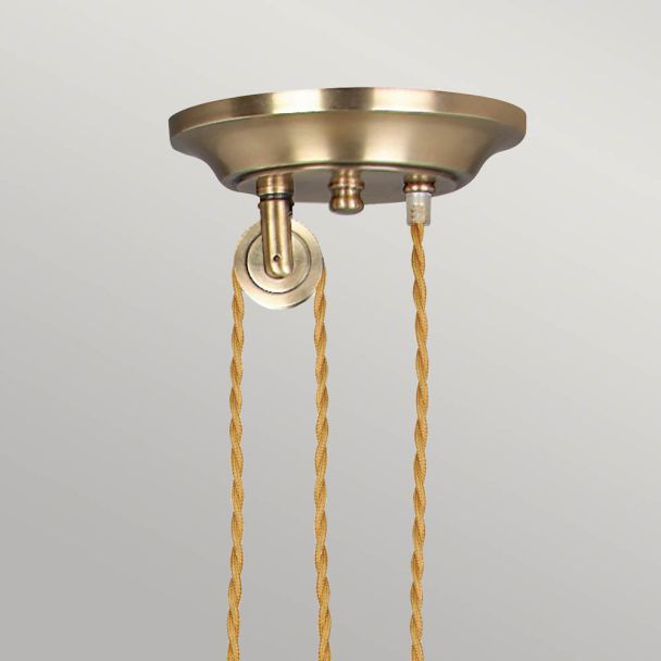 ELSTEAD PROVENCE PV/P AGB 1Lt Rise & Fall Pendant