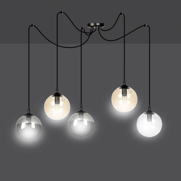 EMIBIG 939/5 LAMPA WISZĄCA GIGI 5 BL MIX