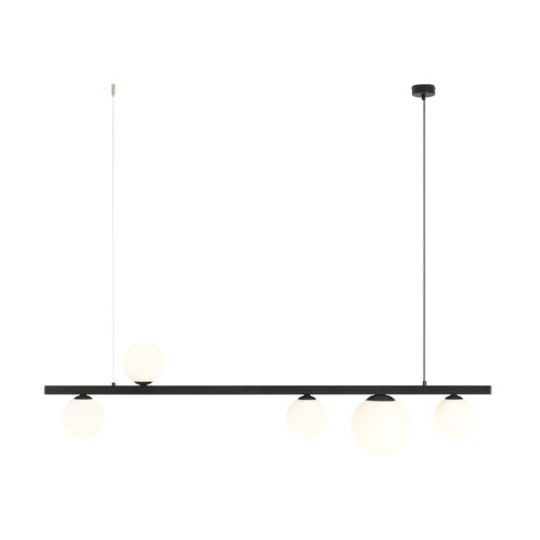 ALDEX 1099F1 LAMPA WISZĄCA GARDA 5 KOLOR CZARNY