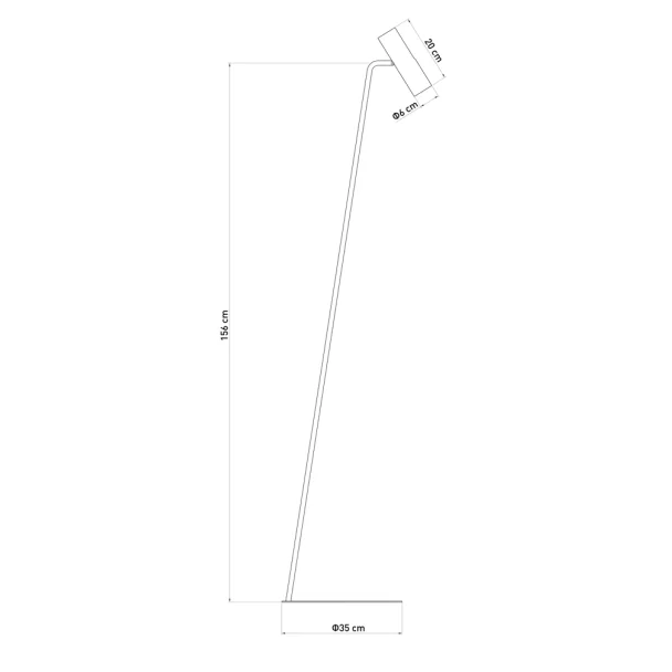 SIGMA 41534 LEDA lampa podłogowa szary beż