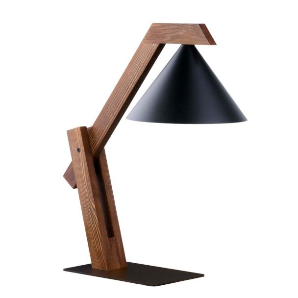 SIGMA 41815 DECO lampka czarny/ciemny brąz