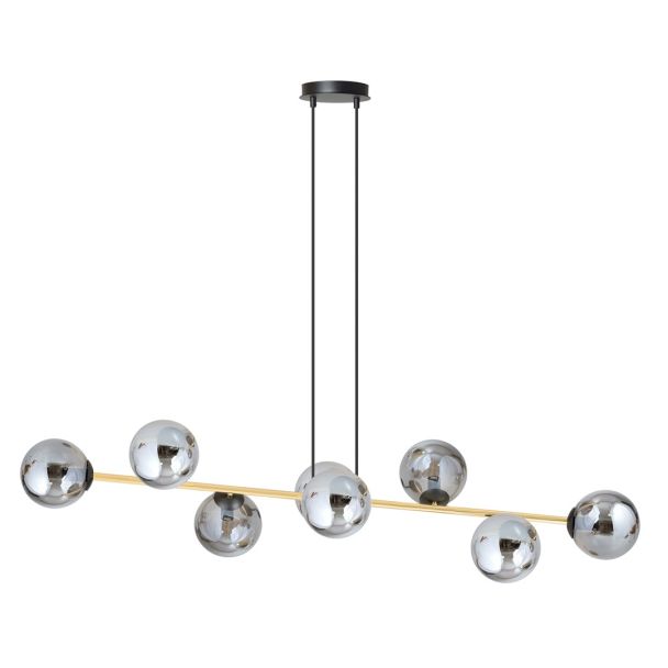 EMIBIG 1237/8 LAMPA WISZĄCA GRAVITY 8 BL GRAFIT