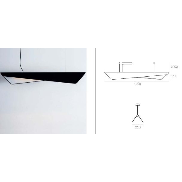 LABRA 5.0844 WAVE MAX LED switchDIM/DALI (1300mm)