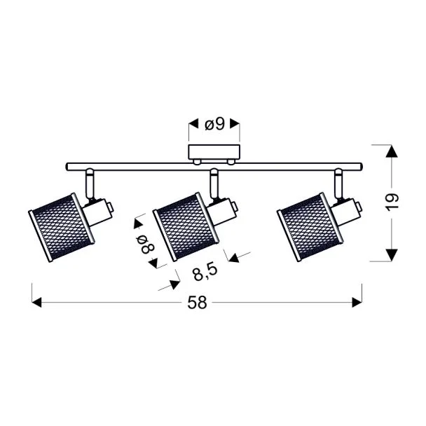 CANDELLUX 93-82541 LAMPA SUFITOWA CANABERA KAWOWE ZŁOTO 3X40W E14 KLOSZ BURSZTYNOWY