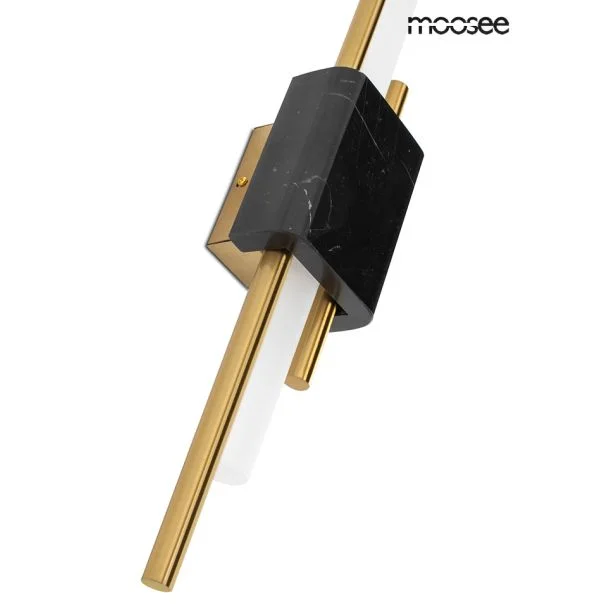MOOSEE MSE010100358 MOOSEE lampa ścienna EVANS czarna / złota