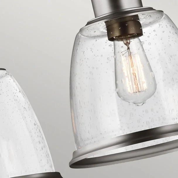 ELSTEAD Hobson FE-HOBSON-3P-SN 3 Light Island Chandelier Satin Nickel