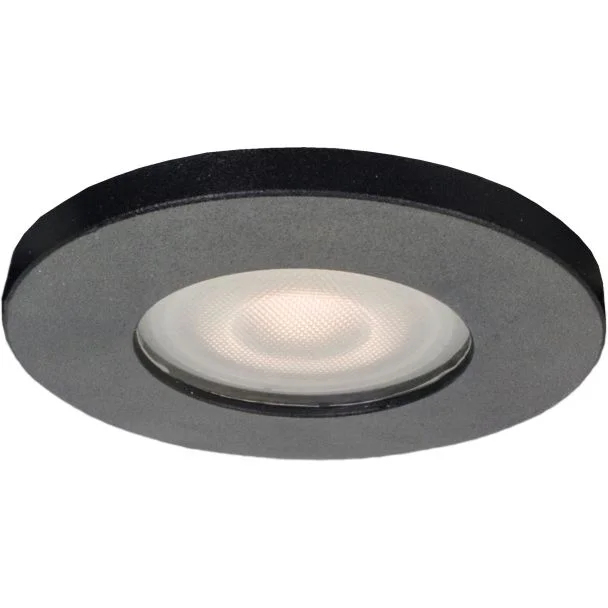 Light Prestige LP-440/1RS BK Lagos oczko podtynkowe nieruchome czarne IP65