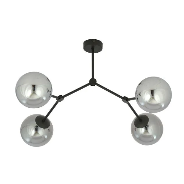 EMIBIG 1134/4 LAMPA SUFITOWA SPACE 4 BLACK/GRAFIT