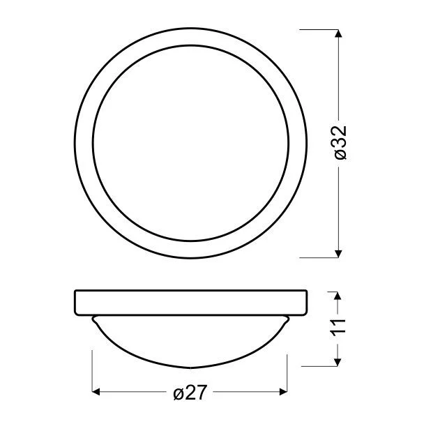 CANDELLUX 13-96923 RODA PLAFON 325 2X60W E27 CHROM IP44