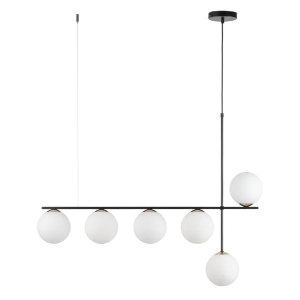 SIGMA 33697 Silia 6 lampa wisząca czarny,biały