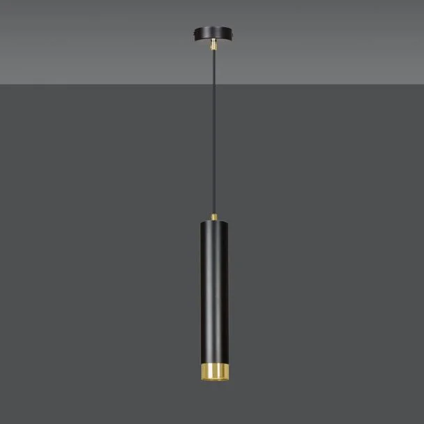 EMIBIG 644/1 LAMPA WISZĄCA KIBO 1 BL/GOLD