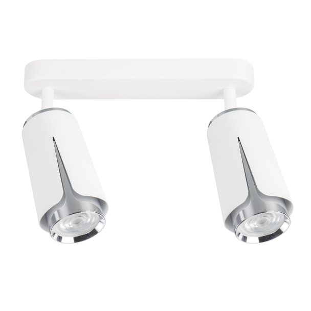 MILAGRO ML0273 FLOWER WHITE CHROME SPOT 2xGU10