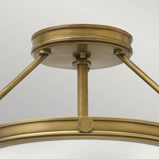 ELSTEAD Collier HK-COLLIER-SF-S 3 Light Semi-Flush