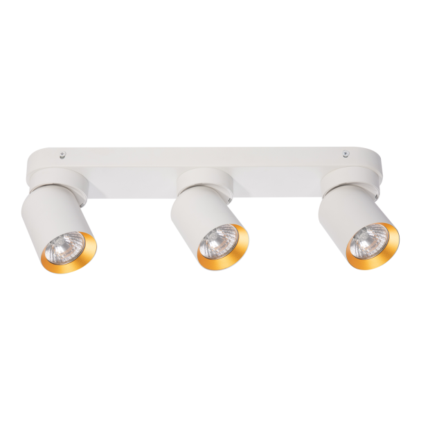 MILAGRO ML9936 Lampa Sufitowa Andy 3xGU10 Biały + Złoty