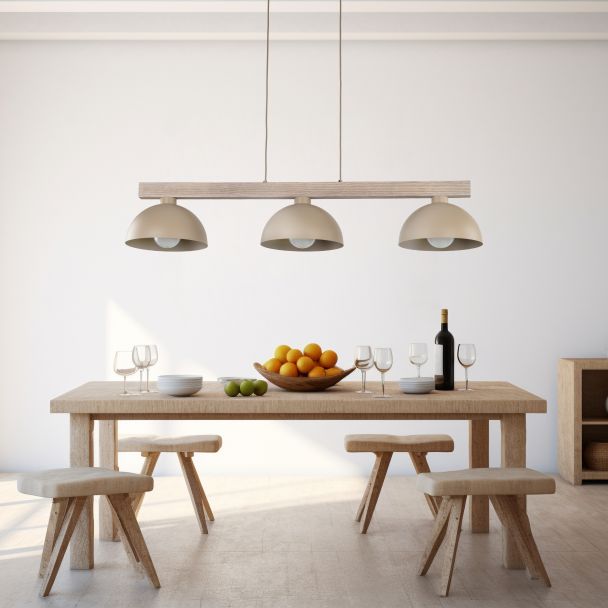 TK-LIGHTING 11012 OSLO SABIA LAMPA WISZĄCA 3XE27