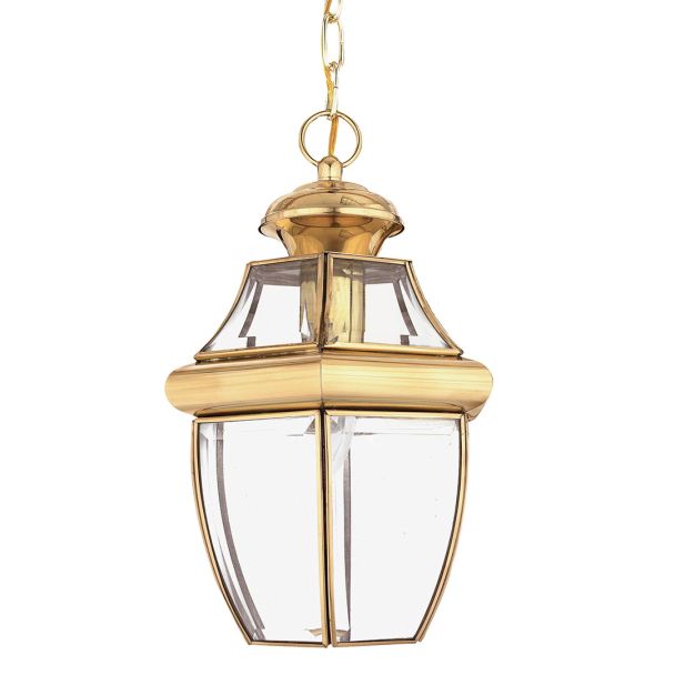 ELSTEAD Newbury QZ-NEWBURY8-M-PB 1 Light Medium Chain Lantern