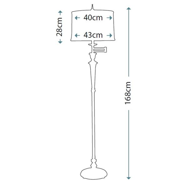 ELSTEAD ARLINGTON SF/ARLINGTON BB Floor Lamp