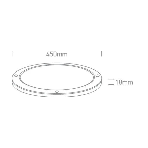 ONE LIGHT 62038F/W/W Doliana 3 biały plafon LED IP40 3000K 38W