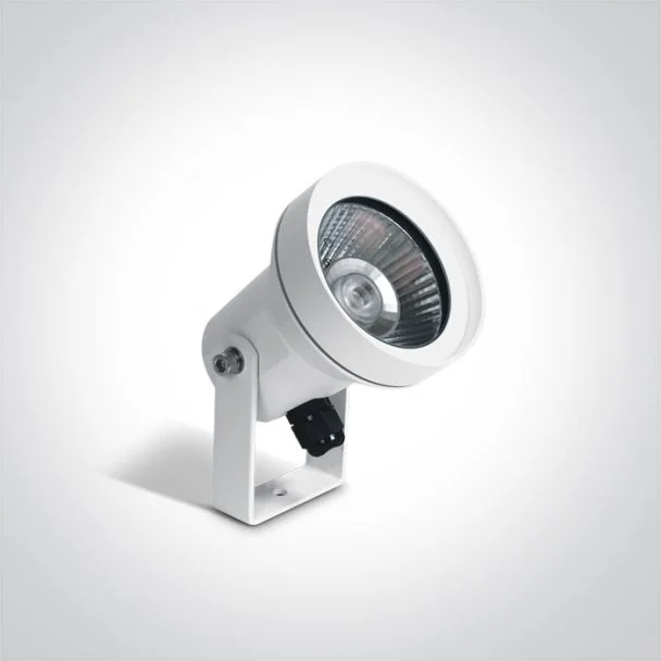 ONE LIGHT 67196BG/W Katalima biała lampa ogrodowa 35W GU10 IP65 kolec