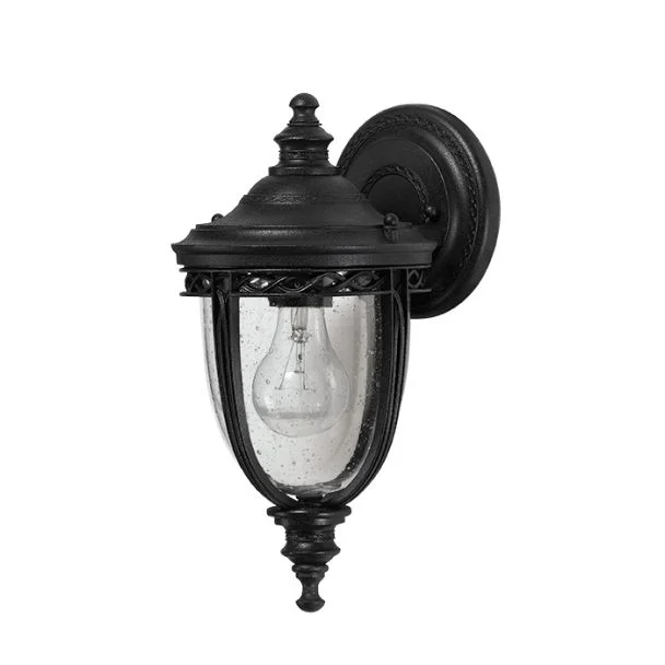 ELSTEAD ENGLISH BRIDLE FE/EB2/S BLK 1Lt Small Wall Lantern