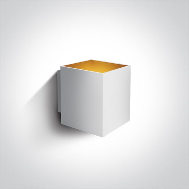 ONE LIGHT 6017A/W Trikorifo biała oprawa ścienna z oprawką G9 30W
