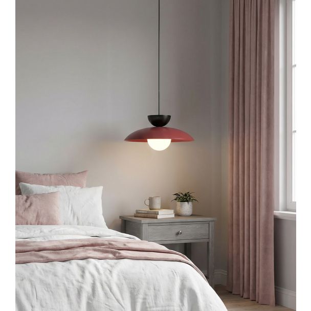 EMIBIG 1621/2 MULAN 1 BURGUNDY BL LAMPA WISZĄCA