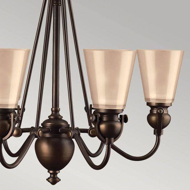 ELSTEAD MAYFLOWER HK/MAYFLOWER6 6Lt Chandelier