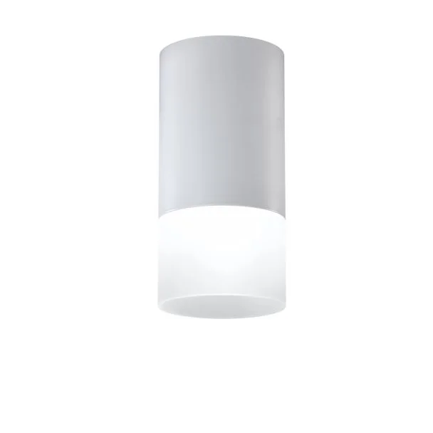 CANDELLUX 2273686 LAMPA SUFITOWA TUBA 1X50W GU10 MROŻONY+SZARY ŚR. 6,4 CM