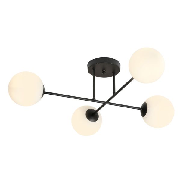 EMIBIG 1232/4 LAMPA SUFITOWA ROMA 4 BL OPAL