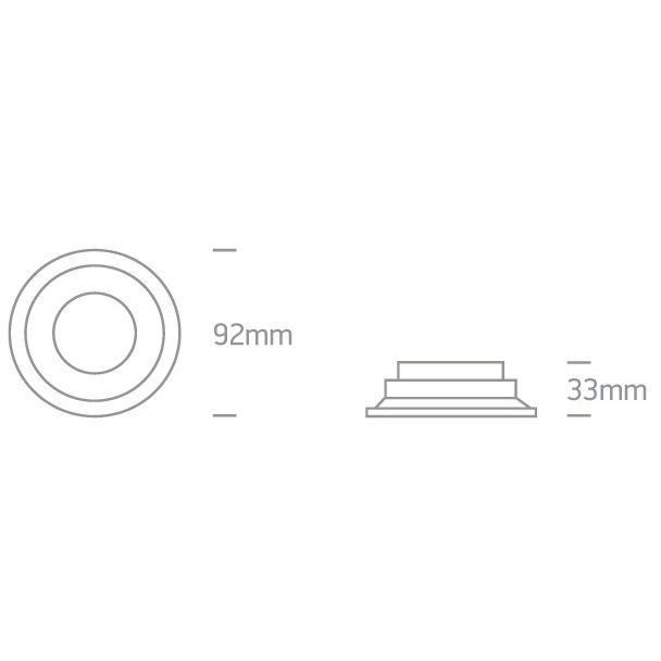ONE LIGHT 10105R2P/W Kedares biały wpust ze szkłem pryzmatycznym i oprawką GU10 MR16 50W IP65 dark light
