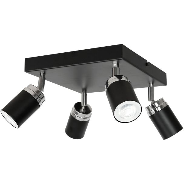 LUMINEX 5148 spot Reno black/chrome 4