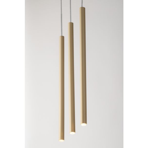 SIGMA 33403 SOPEL 3 PROSTY ZŁOTY MAT lampa wisząca