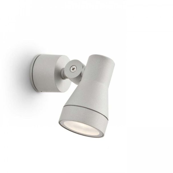 RENDL R10388 DIREZZA ścienna srebrnoszara 230V GU10 35W IP54