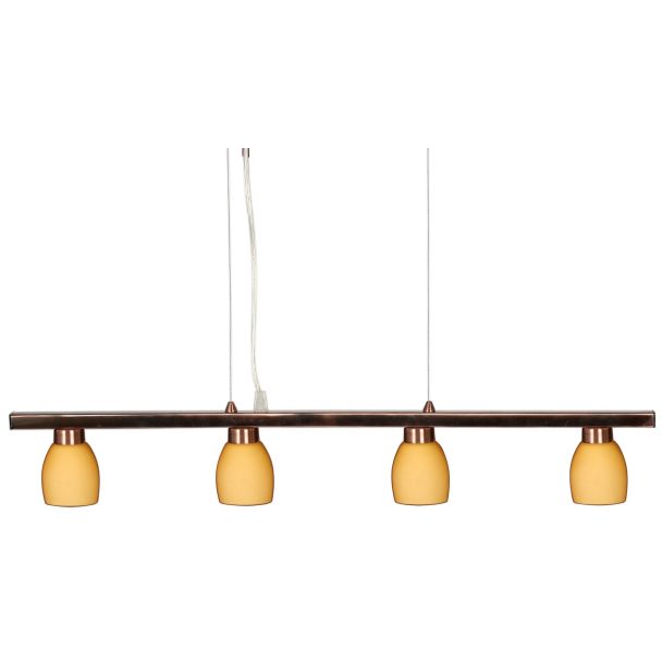 CANDELLUX 34-10684 DAKOTA ZWIS 4X40W G9 MIEDŹ