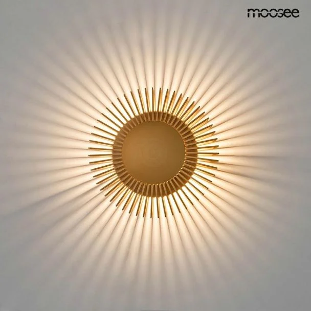 MOOSEE MSE1501100313 lampa ścienna SUNNY złota