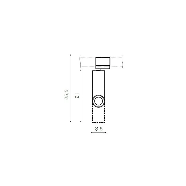 AZZARDO AZ4183 SANTOS TRACK 3LINE 12W 3000K BK/BK TECHNICAL TRACK BLACK reflektor 3-fazowy