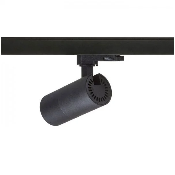 RENDL R13353 FORZA do szyny 3-faz czarna 230V LED GU10 10W oprawa 3-fazowy
