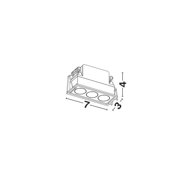 LUCES EXCLUSIVAS LE62221 CARCAIX OCZKO SUFITOWE