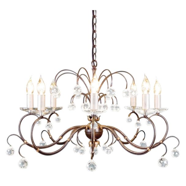ELSTEAD LUNETTA LUN8 BRONZE 8Lt Chandelier