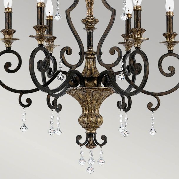 ELSTEAD MARQUETTE QZ/MARQUETTE6/A 6Lt Chandelier