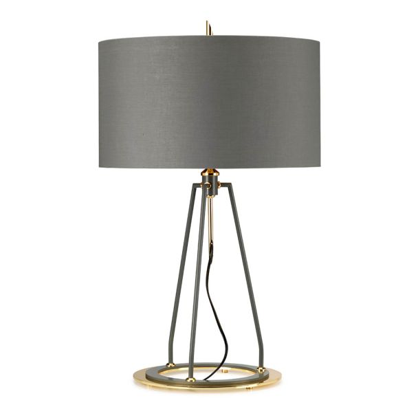 ELSTEAD Ferrara FERRARA-TL-GPG Table Lamp - Grey and Polished Gold