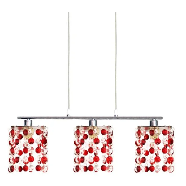 CANDELLUX 33-59287 CLASSIC ZWIS 3X40W G9 CZERWONY