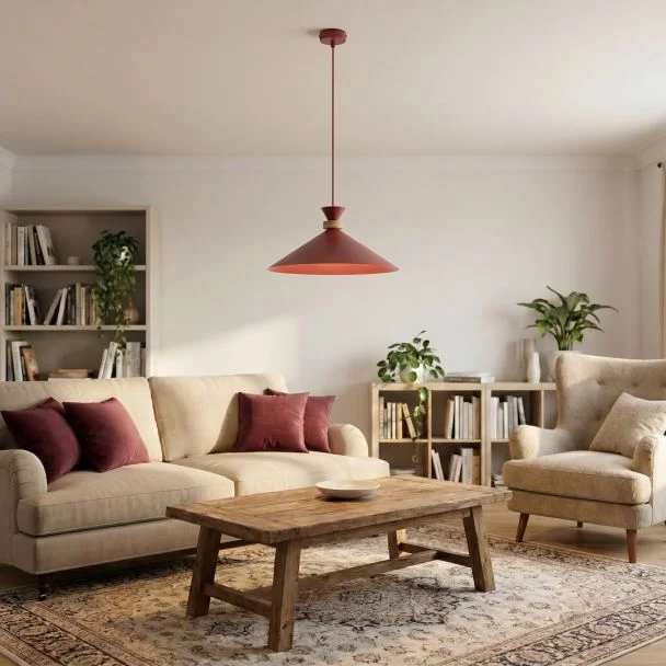 EMIBIG 1751/1M OLIVO 1M BURGUNDY Lampa wisząca