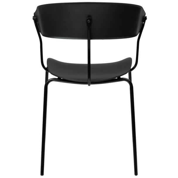 KING HOME PC-161 Krzesło JETT czarne - polipropylen, metal