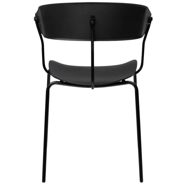 KING HOME PC-161 Krzesło JETT czarne - polipropylen, metal